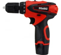Дрель-шуруповерт аккумуляторный BRADO DF330B-2 (2 ск, Li-ion 12В, 2 акк, 1,5 А/ч, кейс) 00-00015029