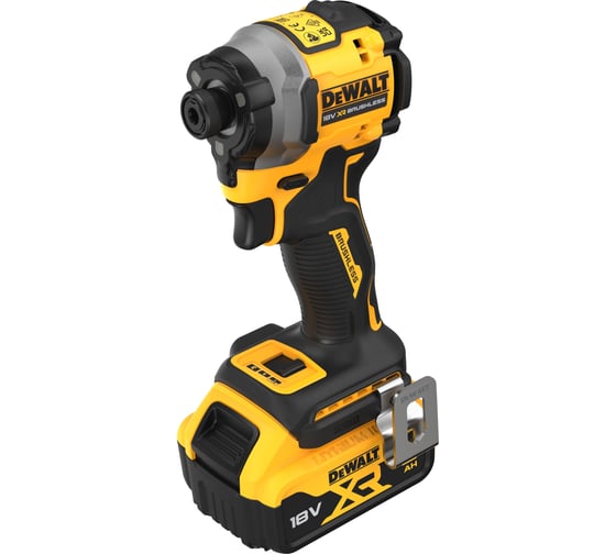 Аккумуляторный шуруповерт DEWALT DCF850P2T, 18 В, 206.2 Нм, 3800 уд/мин, с 2 АКБ 5 Ач и ЗУ, в кейсе TSTAK DCF850P2T-QW