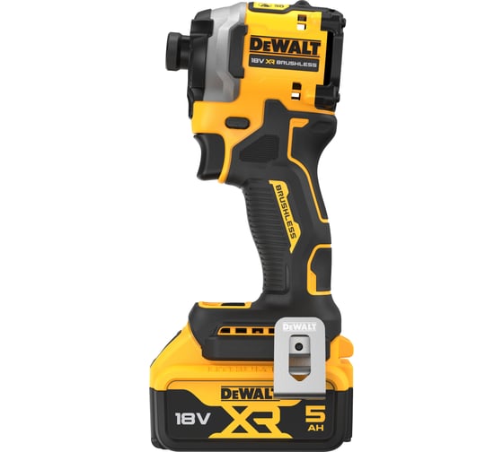 Аккумуляторный шуруповерт DEWALT DCF850P2T, 18 В, 206.2 Нм, 3800 уд/мин, с 2 АКБ 5 Ач и ЗУ, в кейсе TSTAK DCF850P2T-QW