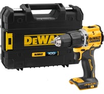 Аккумуляторная ударная дрель-шуруповерт Dewalt DCD100YNT, 18 В, 1650 об/мин, 28050 уд/мин, без АКБ и ЗУ, в кейсе TSTAK DCD100YNT-XJ