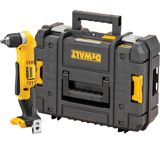 Аккумуляторная угловая дрель Dewalt DCD740NT, 18 В, 2000 об/мин, без АКБ и ЗУ, в кейсе TSTAK DCD740NT-XJ