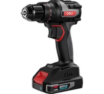 Дрель-шуруповерт аккумуляторная ударная DELI DE-CZ20-2D2 2 акб, 20В х 2Ач, ЗУ, 10мм, 50Нм, сумка 164330