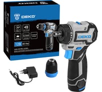 Дрель-шуруповерт аккумуляторная бесщеточная компактная DEKO Loner 12V PRO со съёмным патроном, 12В, 1x3.0Ач 085-1121