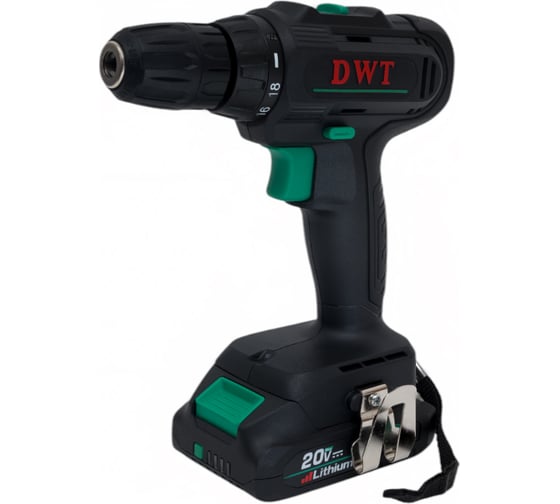 Аккумуляторная дрель-шуруповерт DWT ABSP-20 NF-2 BMC 1