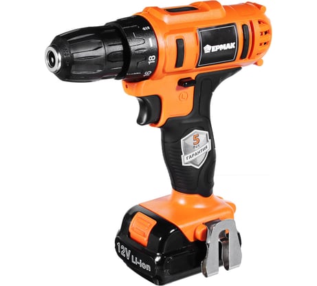 Аккумуляторная дрель-шуруповерт ЕРМАК ДША-12C 646-312