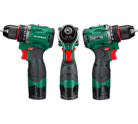 Дрель-шуруповёрт акк. FAVOURITE DC NB12 Li-ion, 12В, бесщёточн. 121150212