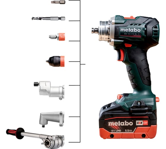 Аккумуляторный винтоверт Metabo BS 18 LTX BL Q I 602359770