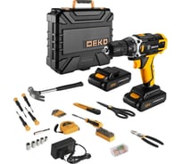 Аккумуляторная дрель-шуруповерт DEKO DKCD20FU-L 063-4178