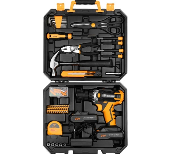 Аккумуляторная дрель-шуруповерт DEKO DKCD20FU-L 063-4178