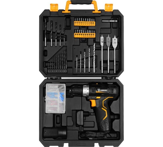Аккумуляторная дрель-шуруповерт DEKO GCD12DU3 SET 5 063-4147