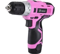Аккумуляторная дрель-шуруповёрт DEKO GCD12DU3 PINK SET2 + оснастка 13 шт, 12В, 1х1.5Ач, з/у063-4171 063-4171