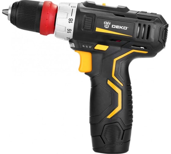Аккумуляторная дрель DEKO GCD12DU3 063-4081