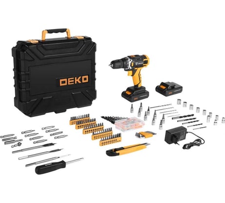 Аккумуляторная дрель DEKO DKCD20FU-Li 063-4143