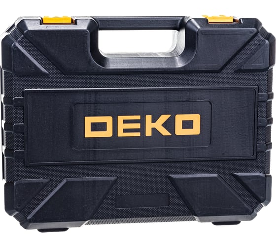 Аккумуляторная дрель DEKO 12В + набор 63 инструмента в кейсе DKCD12FU-Li 2.0Ahx2 63 tools + 063-4094