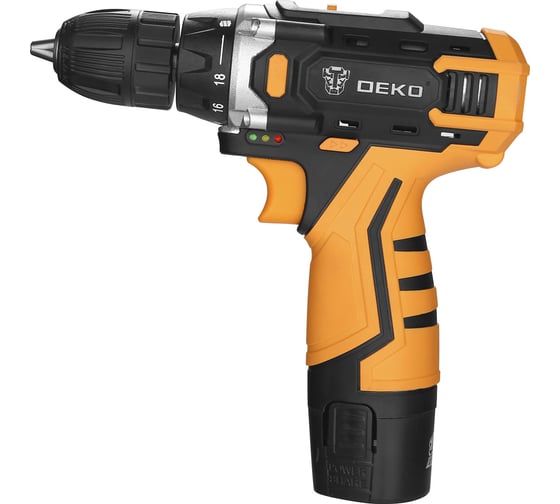 Аккумуляторная дрель-шуруповерт DEKO Banger 12V SET 1 063-4129