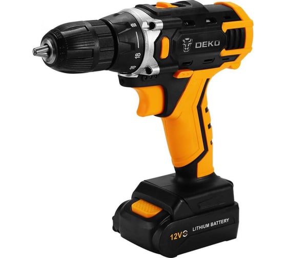 Аккумуляторная дрель DEKO DKCD12FU-Li 063-4131