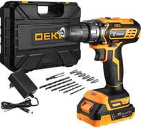 Аккумуляторная дрель-шуруповерт DEKO GCD20DU3 в кейсе, 20В, 22.0Ач 063-4145