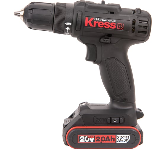 Аккумуляторная дрель-шуруповерт Kress KU210.1