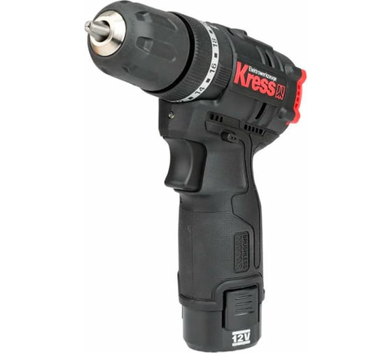 Аккумуляторная ударная бесщеточная дрель-шуруповерт Kress KU370.2