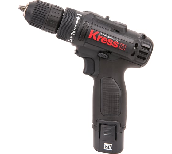 Аккумуляторная дрель-шуруповерт Kress KU201.2