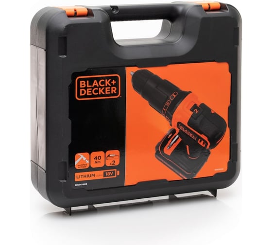 Ударная дрель-шуруповерт Black&Decker BDCHD18KB-XK