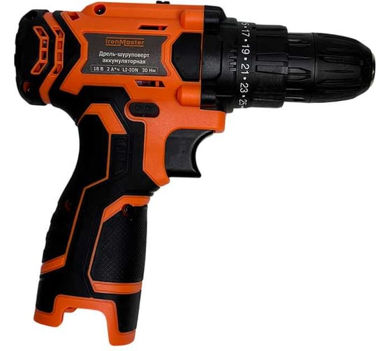 Дрель-шуруповерт аккумуляторная IronMaster IM-SD18V