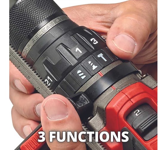 Дрель аккумуляторная ударная Einhell PXC TP-CD 18/120 Li-i BL, 18В, 5.2 Aч Plus 4514310SET