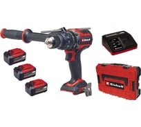 Дрель аккумуляторная ударная Einhell PXC TP-CD 18/120 Li-i BL, 18В, 120Нм + 3 акк. 5.2 Ач + ЗУ 4 А + M-Case 4514310SET3
