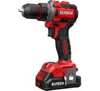 Дрель аккумуляторная Elitech ДА 20БЛ2 (E2201.045.01) 205673