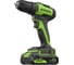 Бесщеточная дрель-шуруповерт GreenWorks GD24DD35, 24В, 29/35 Нм, 1x2Ач,ЗУ, 3704007VUA 4