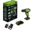 Бесщеточная дрель-шуруповерт GreenWorks GD24DD35, 24В, 29/35 Нм, 1x2Ач,ЗУ, 3704007VUA 7