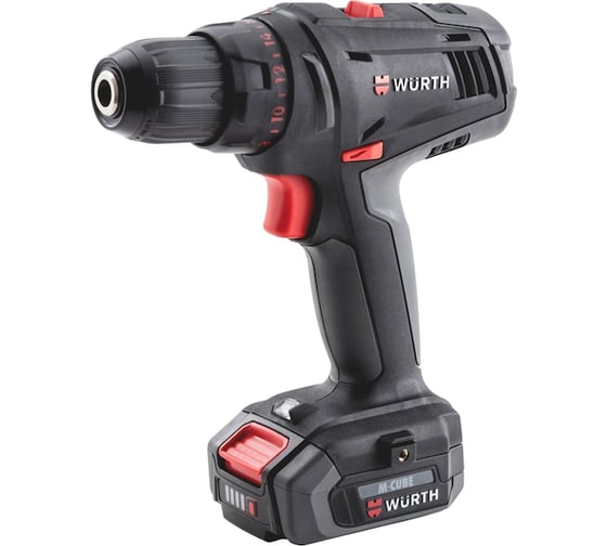 Аккумуляторный шуруповерт WURTH ABS12 COMPACT 2X2.0AH 5701101002961 1