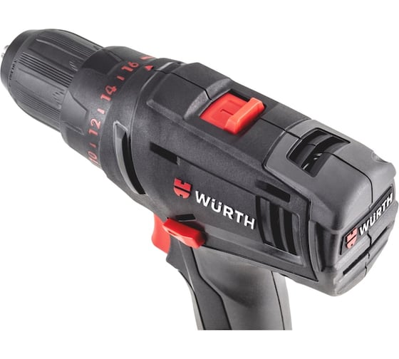 Аккумуляторный шуруповерт WURTH ABS12 COMPACT 2X2.0AH 5701101002961 1