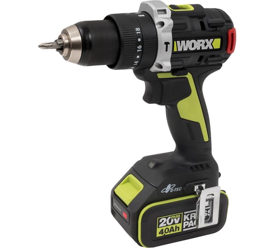Аккумуляторная ударная дрель-шуруповерт WORX Professional WU373.2