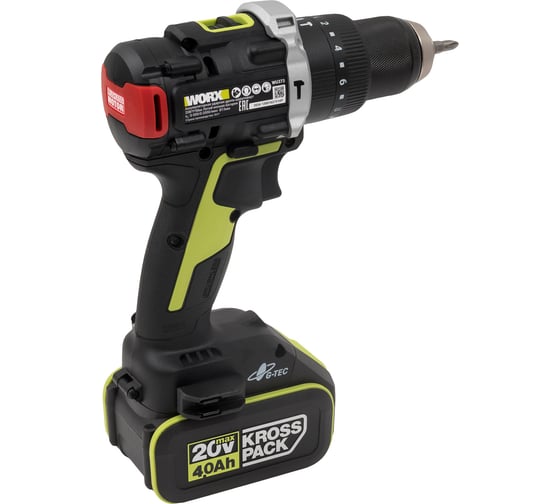 Аккумуляторная ударная дрель-шуруповерт WORX Professional WU373.2