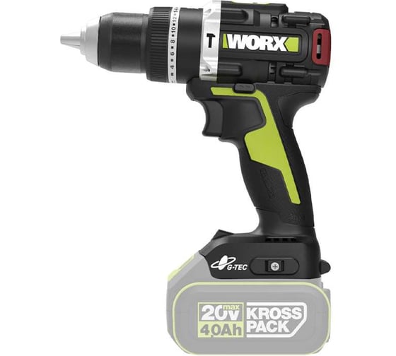 Аккумуляторная ударная дрель-шуруповерт WORX Professional WU373.91