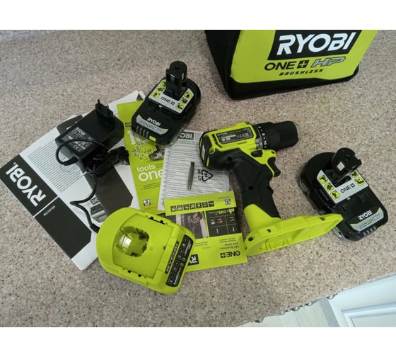 Дрель-шуруповерт бесщеточная Ryobi ONE+ RDD18C-220S 5133004980 ...