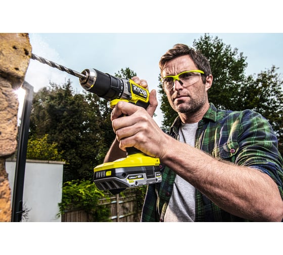 Ударная бесщеточная дрель-шуруповерт  Ryobi ONE+ RPD18C-242S 5133004983