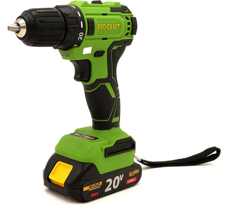 Аккумуляторный шуруповерт PROCRAFT PA 18 LiBL PA18LiBL