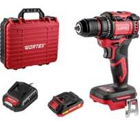 Аккумуляторная дрель-шуруповерт WORTEX BD 2025 DLi в чемодане, ALL1 XLT бесщеточная, 18 В, 50 Н*м, 1x1,5 А*ч, БЗП 10 м 1329835