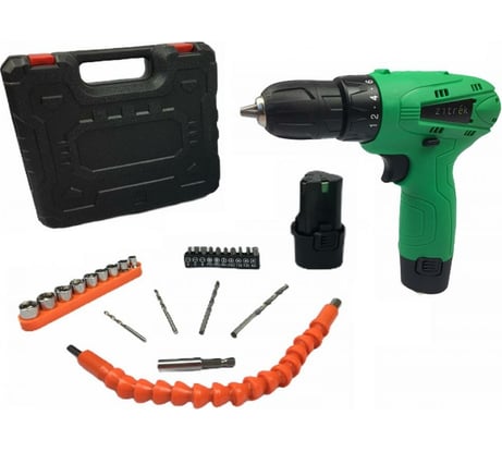 Аккумуляторная дрель-шуруповерт Zitrek Green 12 PRO 063-4073