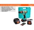 Аккумуляторная дрель Sturm 18 В, 1BatterySystem, 2 акк. 2,0Ач,съемный патрон, кейс CD3618T 4