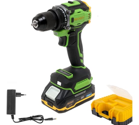 Шуруповерт аккумуляторный PROCRAFT 20В 30Нм (1 АКБ 1.5 Ач+ЗУ+Кейс) PA18Pro