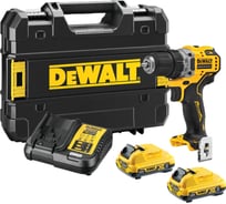 Компактная дрель-шуруповерт Dewalt XR 12В DCD701MD1E-A9