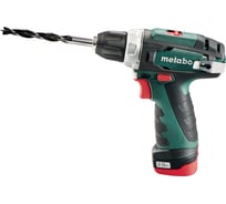 Аккумуляторная дрель-шуруповерт Metabo PowerMaxx BS Basic комплектация "Plus" 618140310