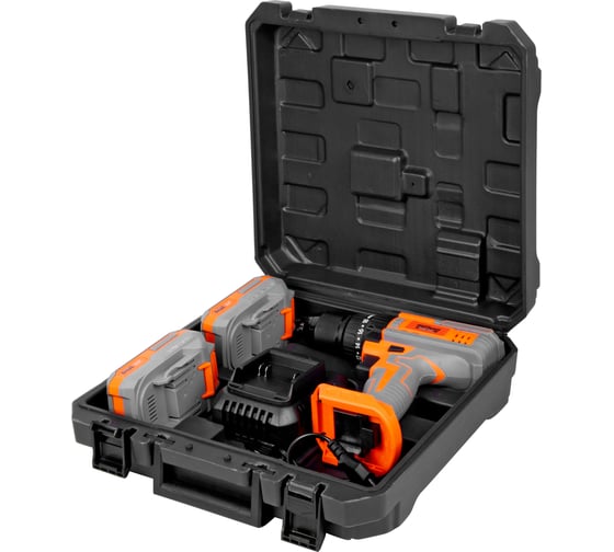 Дрель аккумуляторная AV Steel AV-CD 18/45 (2x2Ah) AV-961300