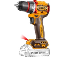 Аккумуляторный шуруповерт INGCO 66 Нм 20B, б/щ INDUSTRIAL CDLI206681