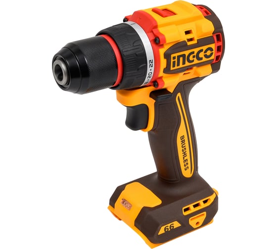 Аккумуляторный шуруповерт INGCO 66 Нм 20B, б/щ INDUSTRIAL CDLI206681 1