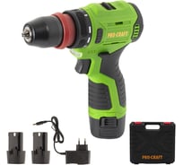 Шуруповерт аккумуляторный PROCRAFT 12В 22Нм DFR(2 АКБ 2Ач+ЗУ+Кейс) DFR PA12PRODFR New