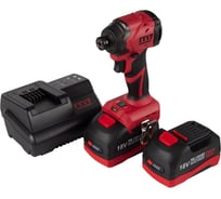 Аккумуляторный шуруповерт ударный MIGHTY SEVEN 18 В, 4 предмета, кейс DS-202A